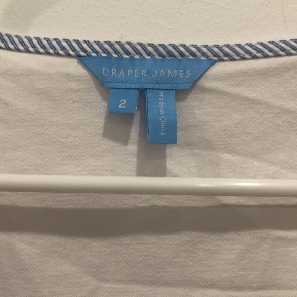 Draper James EUC White Denim Button Down Dress 🤍 - Picture 7 of 10